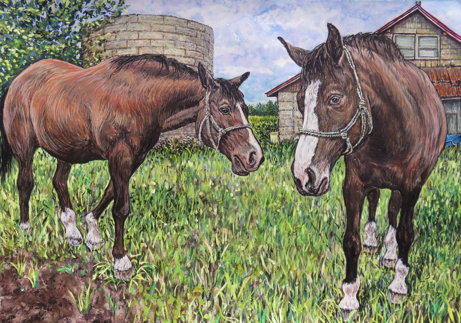 馬の絵 - 絵画